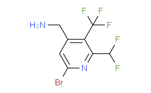 AM120342 | 1804433-80-4 | 4-(Aminomethyl)-6-bromo-2-(difluoromethyl)-3-(trifluoromethyl)pyridine