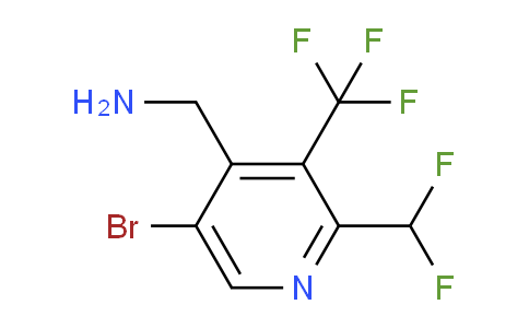 AM120348 | 1805940-84-4 | 4-(Aminomethyl)-5-bromo-2-(difluoromethyl)-3-(trifluoromethyl)pyridine