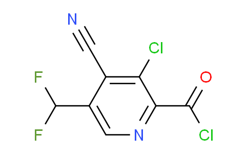 3-Chloro-4-cyano-5-(difluoromethyl)pyridine-2-carbonyl chloride