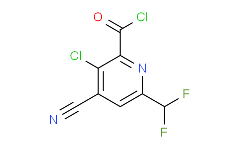 3-Chloro-4-cyano-6-(difluoromethyl)pyridine-2-carbonyl chloride