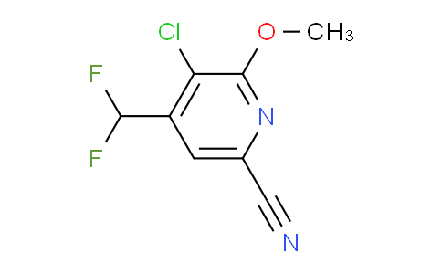 AM120362 | 1805401-34-6 | 3-Chloro-6-cyano-4-(difluoromethyl)-2-methoxypyridine