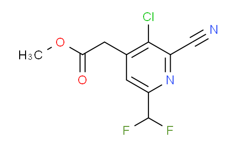 AM120375 | 1805256-73-8 | Methyl 3-chloro-2-cyano-6-(difluoromethyl)pyridine-4-acetate