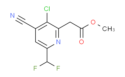 AM120381 | 1805971-15-6 | Methyl 3-chloro-4-cyano-6-(difluoromethyl)pyridine-2-acetate