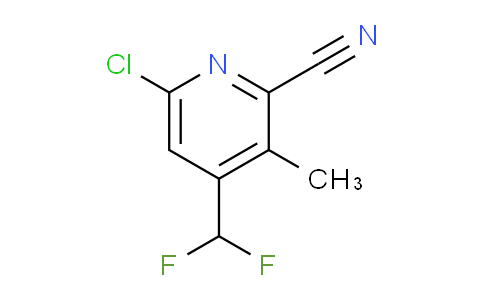 AM120385 | 1806866-31-8 | 6-Chloro-2-cyano-4-(difluoromethyl)-3-methylpyridine
