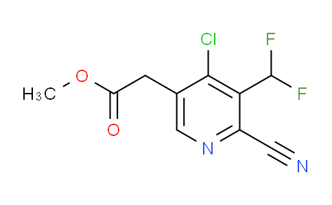 AM120386 | 1806870-59-6 | Methyl 4-chloro-2-cyano-3-(difluoromethyl)pyridine-5-acetate