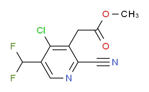 AM120388 | 1805362-13-3 | Methyl 4-chloro-2-cyano-5-(difluoromethyl)pyridine-3-acetate