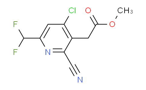 AM120389 | 1806959-48-7 | Methyl 4-chloro-2-cyano-6-(difluoromethyl)pyridine-3-acetate
