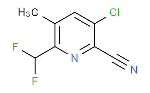 AM120392 | 1807030-18-7 | 3-Chloro-2-cyano-6-(difluoromethyl)-5-methylpyridine