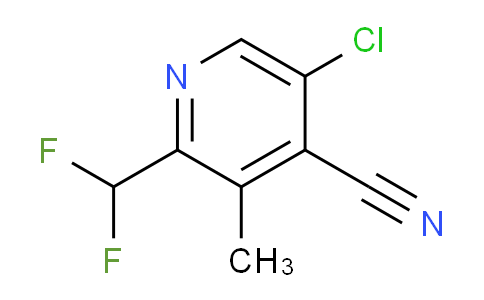 5-Chloro-4-cyano-2-(difluoromethyl)-3-methylpyridine
