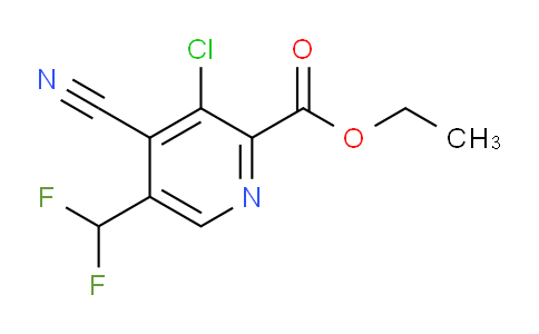 AM120408 | 1805397-52-7 | Ethyl 3-chloro-4-cyano-5-(difluoromethyl)pyridine-2-carboxylate