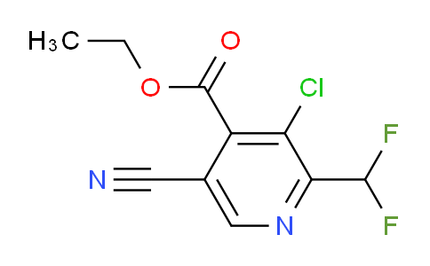 AM120410 | 1805361-80-1 | Ethyl 3-chloro-5-cyano-2-(difluoromethyl)pyridine-4-carboxylate