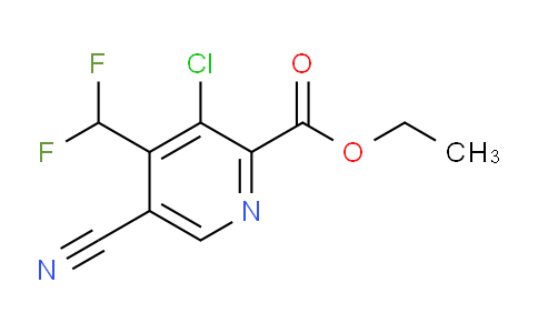 AM120413 | 1806918-91-1 | Ethyl 3-chloro-5-cyano-4-(difluoromethyl)pyridine-2-carboxylate