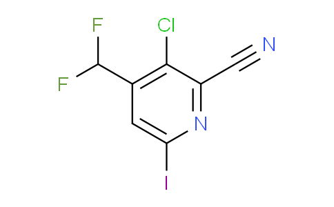 AM120416 | 1807028-57-4 | 3-Chloro-2-cyano-4-(difluoromethyl)-6-iodopyridine