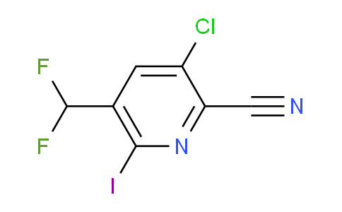 AM120418 | 1805380-76-0 | 3-Chloro-2-cyano-5-(difluoromethyl)-6-iodopyridine