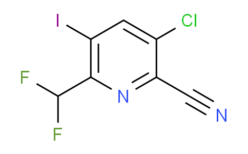 AM120420 | 1805360-60-4 | 3-Chloro-2-cyano-6-(difluoromethyl)-5-iodopyridine