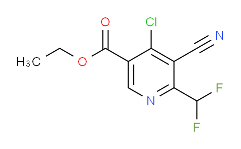 AM120421 | 1805361-84-5 | Ethyl 4-chloro-3-cyano-2-(difluoromethyl)pyridine-5-carboxylate