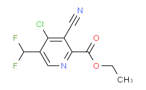 AM120424 | 1805260-81-4 | Ethyl 4-chloro-3-cyano-5-(difluoromethyl)pyridine-2-carboxylate