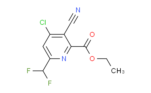 AM120426 | 1806976-32-8 | Ethyl 4-chloro-3-cyano-6-(difluoromethyl)pyridine-2-carboxylate