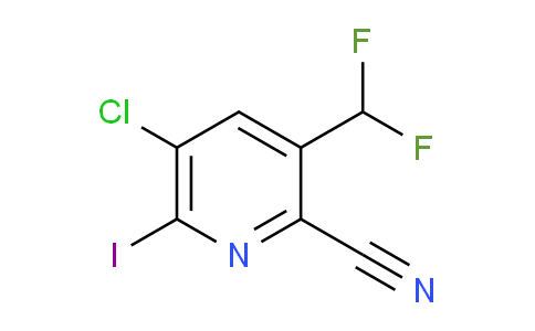 AM120446 | 1805971-29-2 | 5-Chloro-2-cyano-3-(difluoromethyl)-6-iodopyridine
