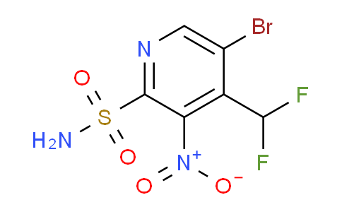 AM120448 | 1806921-74-3 | 5-Bromo-4-(difluoromethyl)-3-nitropyridine-2-sulfonamide