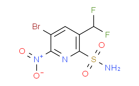 AM120450 | 1804666-72-5 | 3-Bromo-5-(difluoromethyl)-2-nitropyridine-6-sulfonamide