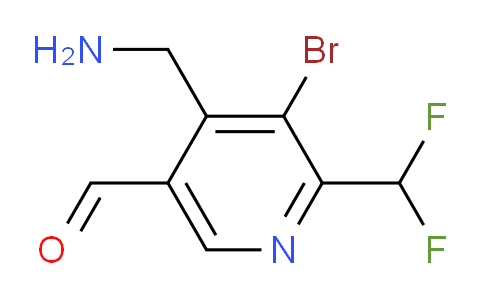AM120454 | 1805038-18-9 | 4-(Aminomethyl)-3-bromo-2-(difluoromethyl)pyridine-5-carboxaldehyde