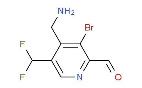 AM120455 | 1804434-15-8 | 4-(Aminomethyl)-3-bromo-5-(difluoromethyl)pyridine-2-carboxaldehyde