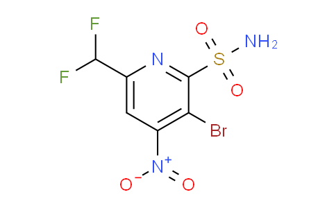 AM120475 | 1805448-64-9 | 3-Bromo-6-(difluoromethyl)-4-nitropyridine-2-sulfonamide