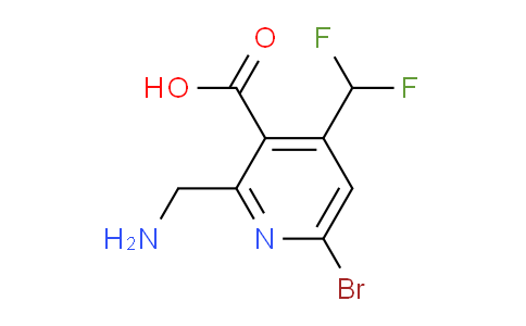 AM120476 | 1806856-86-9 | 2-(Aminomethyl)-6-bromo-4-(difluoromethyl)pyridine-3-carboxylic acid
