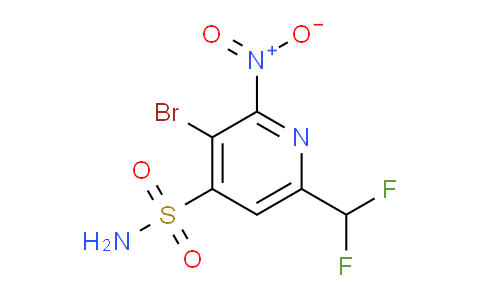 AM120477 | 1804666-90-7 | 3-Bromo-6-(difluoromethyl)-2-nitropyridine-4-sulfonamide