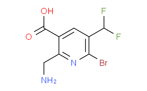 AM120478 | 1805942-22-6 | 2-(Aminomethyl)-6-bromo-5-(difluoromethyl)pyridine-3-carboxylic acid