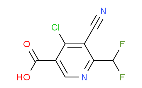 AM120483 | 1806975-66-5 | 4-Chloro-3-cyano-2-(difluoromethyl)pyridine-5-carboxylic acid