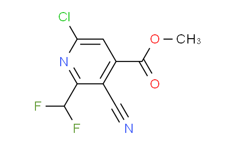Methyl 6-chloro-3-cyano-2-(difluoromethyl)pyridine-4-carboxylate