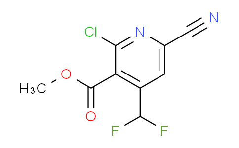 AM120508 | 1804490-00-3 | Methyl 2-chloro-6-cyano-4-(difluoromethyl)pyridine-3-carboxylate