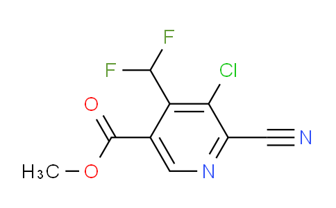 AM120510 | 1805361-58-3 | Methyl 3-chloro-2-cyano-4-(difluoromethyl)pyridine-5-carboxylate