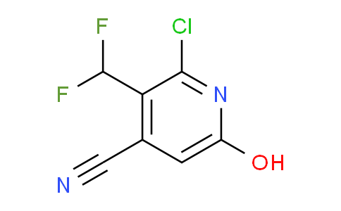2-Chloro-4-cyano-3-(difluoromethyl)-6-hydroxypyridine