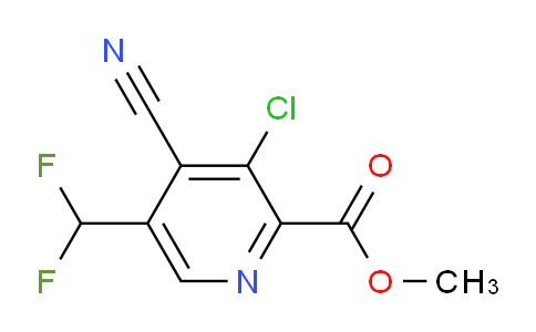 AM120520 | 1805396-81-9 | Methyl 3-chloro-4-cyano-5-(difluoromethyl)pyridine-2-carboxylate