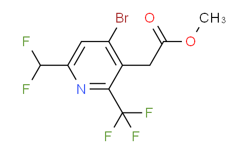 AM120522 | 1807009-00-2 | Methyl 4-bromo-6-(difluoromethyl)-2-(trifluoromethyl)pyridine-3-acetate