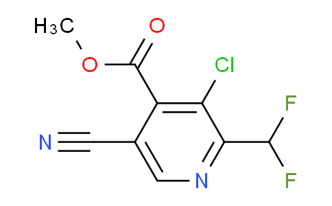 AM120523 | 1805389-43-8 | Methyl 3-chloro-5-cyano-2-(difluoromethyl)pyridine-4-carboxylate