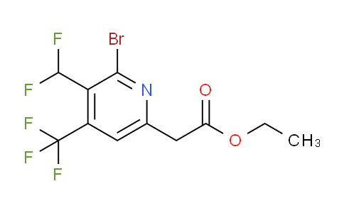 AM120537 | 1805257-21-9 | Ethyl 2-bromo-3-(difluoromethyl)-4-(trifluoromethyl)pyridine-6-acetate