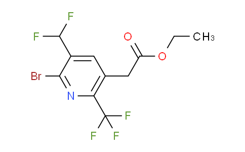 AM120540 | 1804672-28-3 | Ethyl 2-bromo-3-(difluoromethyl)-6-(trifluoromethyl)pyridine-5-acetate