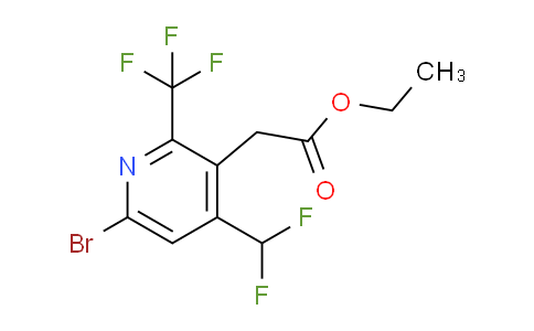 AM120543 | 1804672-31-8 | Ethyl 6-bromo-4-(difluoromethyl)-2-(trifluoromethyl)pyridine-3-acetate
