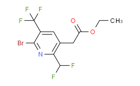 AM120552 | 1805257-52-6 | Ethyl 2-bromo-6-(difluoromethyl)-3-(trifluoromethyl)pyridine-5-acetate