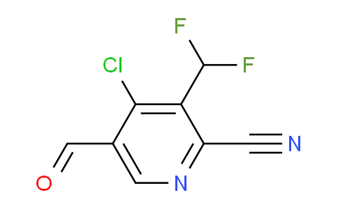 AM120555 | 1804488-68-3 | 4-Chloro-2-cyano-3-(difluoromethyl)pyridine-5-carboxaldehyde