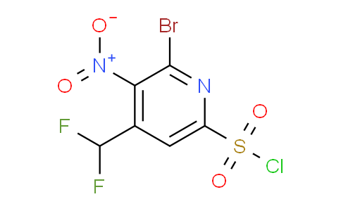 AM120563 | 1804433-54-2 | 2-Bromo-4-(difluoromethyl)-3-nitropyridine-6-sulfonyl chloride