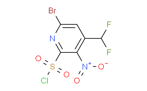 AM120564 | 1804985-68-9 | 6-Bromo-4-(difluoromethyl)-3-nitropyridine-2-sulfonyl chloride