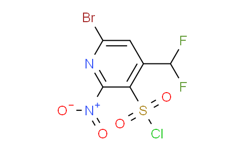 AM120567 | 1805446-85-8 | 6-Bromo-4-(difluoromethyl)-2-nitropyridine-3-sulfonyl chloride