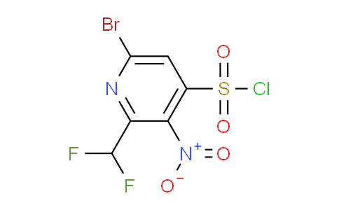AM120580 | 1805447-10-2 | 6-Bromo-2-(difluoromethyl)-3-nitropyridine-4-sulfonyl chloride