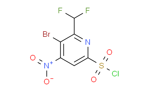 AM120582 | 1806865-79-1 | 3-Bromo-2-(difluoromethyl)-4-nitropyridine-6-sulfonyl chloride