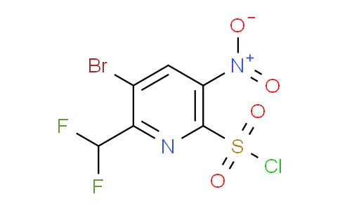 AM120586 | 1805447-18-0 | 3-Bromo-2-(difluoromethyl)-5-nitropyridine-6-sulfonyl chloride